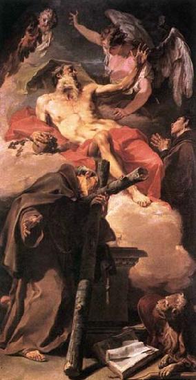 PITTONI, Giambattista Sts Jerome and Peter of Alcantara oil painting picture
